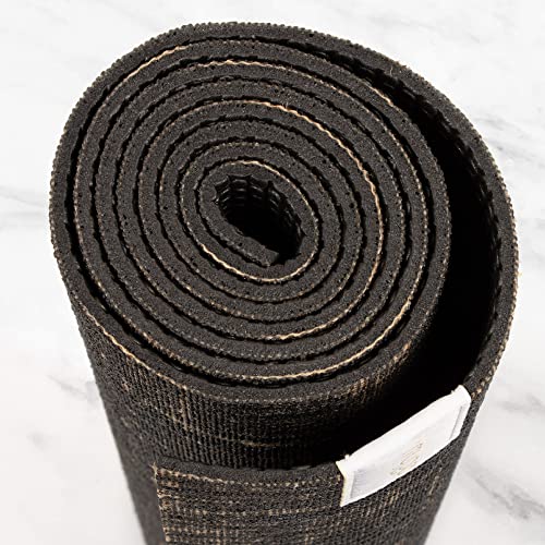 Myga Jute Yoga Mat, High Performance Vegan Floor Exercise Mat, Eco Friendly Biodegradable Yoga Mat with PVC Backing,72" x 24", 0.2" Thickness