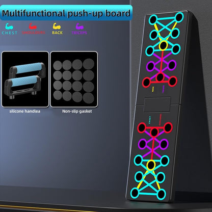 push up board for men solid Push Up Board 15 in 1, Home Workout Equipment for Chest & Arm Strength Training, Multi-Functional Pushup Stands System for Men & Women, Portable Fitness Equipment for Fat Burn & Muscle Building
