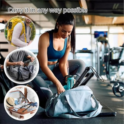 Adjustable Ropeless Battle Ropes, Weighted Cordless Battle Ropes with Storage Bag, Home Exercise Equipment Z-Rope for Full Body Training HIIT, Cardio, Strength & Muscle Training (Black)