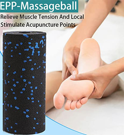 Mini Foam Roller - Muscle Massage Rollers for Trigger Point Therapy, Myofascial Release, Deep Tissue Fitness Massage & Relax Tight Muscles, Peanut Ball