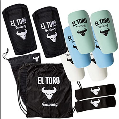 El Toro Speedwraps Ankle Weight Starter Set (1.5, Small), Black, White, Green, Blue