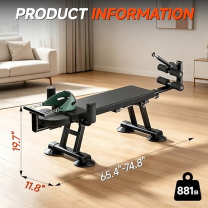 Electric Decompression Table Full Body Traction & Stretch Machine for Lumbar Stretching,for Lower Back Pain Relief, Back Stretcher Machine, Stretches The Back, Ankle, Knee, and Hip
