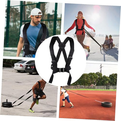 Abaodam Load-bearing Multifunctional Resistance Sled Pull Belt for Training Strap for Arms Legs and Chest Exercise Lightweight Outdoor Sports Equipment