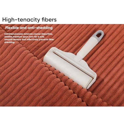 Luxury 2-Piece Quick-Dry Bath Towel Set 27.5X 55 Inches – Ultra Soft Microfiber for Bathroom, Bar, Pool, Gym & Travel – Elegant Twill Design - color: 2orange