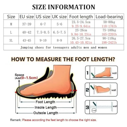 Adults Workout Kangaroo Jumping Shoes - Comfortable Jumps Bounce Shoes Exercise Equipment for Indoor Outdoor Cardio ﻿