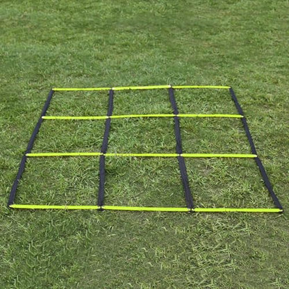 Agility Ladder for Gym Home Use, Football Basketball Reaction Training Equipment with Carry Bag Multifunctional Speed Ladder