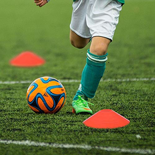 Speed Agility Train Kit, 19 pies de plana Speed Agility Training Set, 10pcs Disc Conos Speed Training Ladder, Speed Agility Training Set Agility Ladder(naranja)