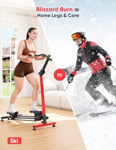 YOLEO Adjustable Resistance Stair Steppers for Exercise at Home, Folding Cardio Stairmaster with 3 Workout Modes & Oversized Pedal,90% Pre-Assembled Stair Climber with Handlebar for Full Body Workout - size: V2.0 Basic Stair Stepper