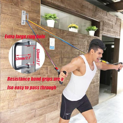 Wall Ceiling Mount Anchor Bracket for Gymnastic Rings,Olympic Rings,Yoga Swing, Hammock,Battle Ropes,Body Weight Strength Training Systems,Boxing Equipment