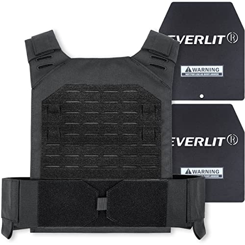 EVERLIT Adjustable Weighted Vest 14 Lbs/ 20 Lbs, Weight Included, for Body Weight Training Fitness Workout Running for Men Women - color: Black, style: 18 Lbs