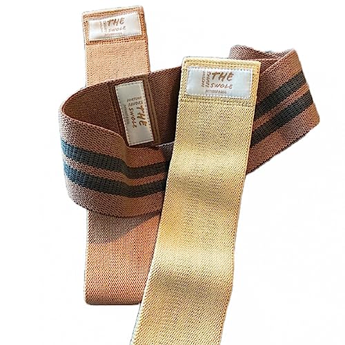 Booty Band Resistance Band Set, Fabric with Non-Slip Design, 3 Levels Resistance Workout Bands for Women and Men for Fitness at Home, Gym, Yoga, Pilates by Fortune Favors The Swole