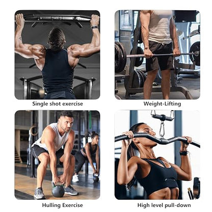 Breathable Weight Lifting Gloves& Weight Lifting Grips, Gloves - Fingerless with Full Palm Protection & Grip & Shock Absorption for Women & Men's Fitness Training（2PCS）