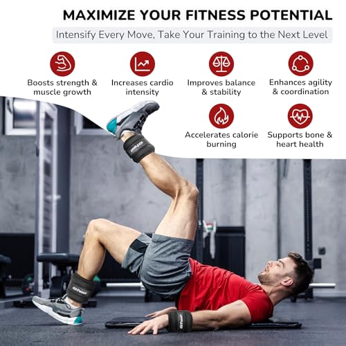 Ankle Weights for Women Men (1/2/3/4/6/8/10 lbs Pair), Wrist Weights Set Arm Leg Weights Weighted Hand Weight Wristbands for Yoga, Pilates, Running, Aerobics, Physical Therapy, Gym Fitness Workout - size: 6 lb Pair (3 lb Each)