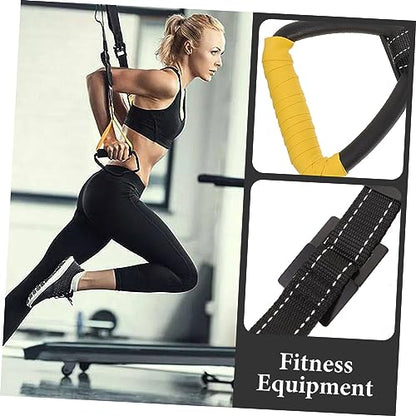 VICASKY Children's Lumbar Gymnastic Rings Set Adjustable Straps Sturdy Fitness Equipment for Home Use for Rehabilitation and Strength Training