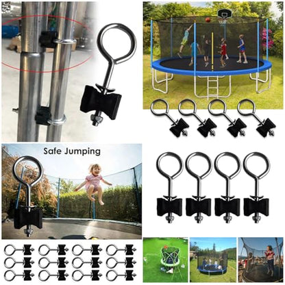 6 Pack Trampoline Screws and Bolts Replacement Trampoline Poles Mount Screw for Kids Trampoline Leg Feet Connection Mini Trampoline with Safety Enclosure Mini Fitness Rebounder Trampolines