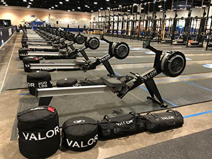 Valor Fitness Self-Fill Strongman Heavy Sandbags – Stone and Atlas Style Bag - 200 lb Built in Fill Bag for Extra Durability - Strength and Conditioning - Multiple 200 lb Max