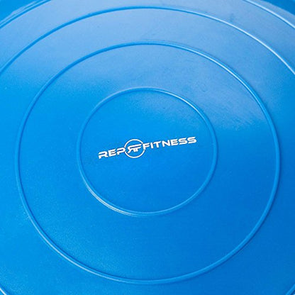 Rep Fitness Balance Trainer Ball with Resistance Bands and Foot Pump – for Strength, Balance, Home Gym Exercises