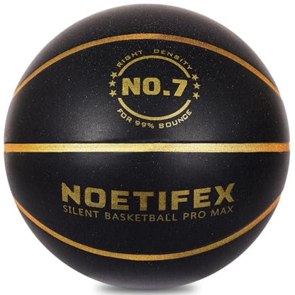 Upgraded Weighted Silent Basketball, High-Density Quiet Indoor Training Ball with Gift Box, Real Bounce Soft Material, Ideal for Home & Apartment Dribbling Practice