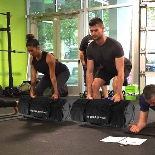 Adjustable Sand Bags for Working Out,Sandbags for Workout for Yoga, Strength Training and Full-Body Workouts - size: 125-200 LB