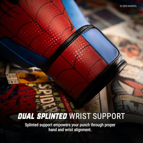 Hayabusa Marvel Classic Boxing Gloves for Men, Women & Kids – Officially Licensed | 16oz 12oz 8oz 6oz Training, Sparring, Bag & Pad Work