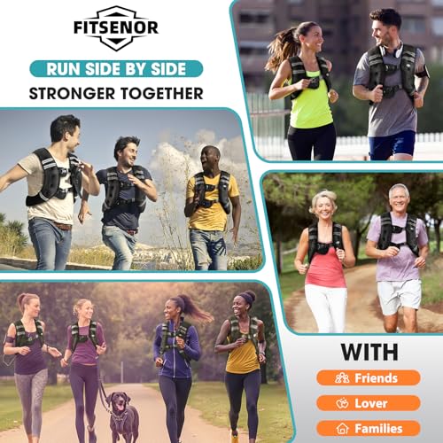 Weighted Vest for Men Women Walking, 6lb/8lb/12lb/16lb/20lb/30lb Strength Training Weight Vests with Phone Pocket, Comfortable Weighted Vest for Running Men, Rucking, Weight Loss, Gym Accessories