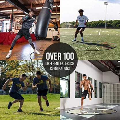 Webby Agility Trainer – Circle Speed and Agility Ladder for High Intensity Reactive Footwork Drills and Skills – A Circular Piece of Reaction Training Equipment That Changes The Way You Move - style: Original