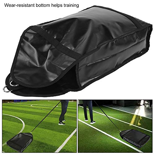 Adjustable Sandbag Weight Loading System with Waist Belt, Fitness Training Sand Bags for Running Exercise, Durable PVC Shell with Handles and Hook Loop Fasteners for Variable