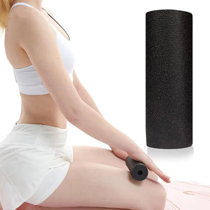 Mini Foam Roller High Density Hollow Muscle Massage Roller Compact Exercise Roller for Yoga Pilates Gym Recovery (Black Blue) - color: Black Blue