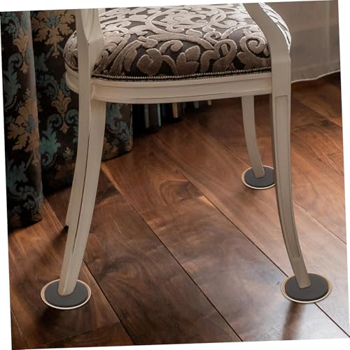 5pcs Carpet Hardwood Furniture Sliders Sliding Pads for Tables Chairs Desks Cabinets Noiseless Moving Gliders for Floor Protection - size: 12.50X12.50X1.00CM