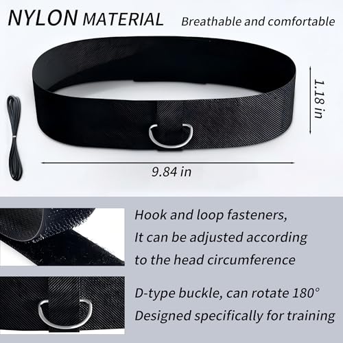 Boxing Reflex Ball Headband Set - Includes 1 Ball and 1 Adjustable Headbands for Beginner Proficiency Improvement,Great Boxing Equipment Fun Fitness for All Ages