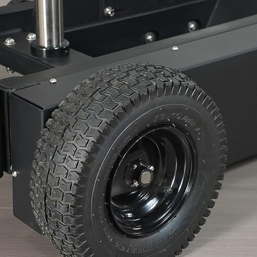 Wheeled Fitness Sled for Track Training Adjustable 8-Resistance Tank Sled Gym Weighted Sled Resistance Band