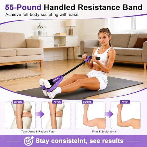 Sit Up Exercise Equipment for Core, Abs, Legs, Glutes, Arms and Strength Training