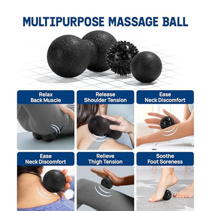 Yes4All High-Density EPP Round Back Roller Foam, Exercise Foam Roller for Yoga, Pilates & Stretching - 12, 18, 24, 36 inch