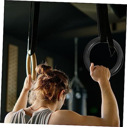 YARNOW 2pcs Sturdy Gymnastics Ring Workout Equipment for Women Portable Tension Ring Exercise Home Fitness Gear