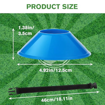 Liliful 300 Pcs Soccer Cones for Drills Mini Disc Cones with Carry Strap Soccer Training Equipment for Kids Adult Agility Drills Sports Football Basketball Coaching Practice