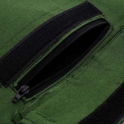 Wing Chun Kung Fu Wall Bag Canvas Leather Kick Boxing Striking Punch Bag Martial Arts Boxing Training Equipment - color: BLACK