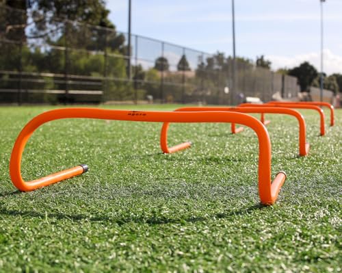 AGORA 6" Speed & Agility Sports Training Hurdles - Set of 4