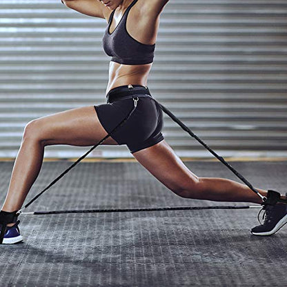 Bounce Trainer Vertical Jump Legs Resistance Bands Glutes Muscles Workout Strength Speed Agility Training for Basketball Football