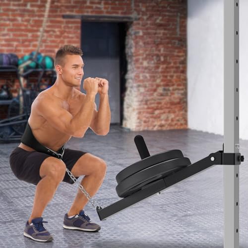 Kipika Power Rack Attachment for 5/8" & 1" Holes - Heavy Duty Home Gym Equipment for 2x2 or 3x3 Squat Rack, Adjustable and Easy to Install - color: 2 x 2 Racks with 1'' Hole