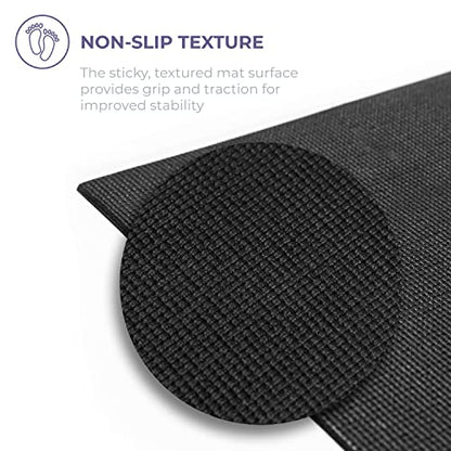 Voyage Yoga Mat, 4 Pack, 72" x 24" Extra Long Exercise Mat, 5mm Thick Bulk Yoga Mats for Schools, Anti-Tear, Non Slip Fitness Mat for Gym or Studio