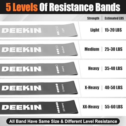 20 Pcs Resistance Bands Bulk Loop Resistance Exercise Bands for Working Out Stretch Yoga Starter Set Elastic Exercise Fitness Band Equipment for Home Fitness, Gym, Yoga
