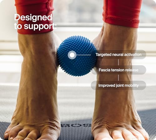 NABOSO Neuro Ball, Foot Myofascial Release Tool, Textured Massage Ball for Feet, Self Massage, Mobility and Recovery
