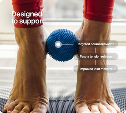 NABOSO Neuro Ball, Foot Myofascial Release Tool, Textured Massage Ball for Feet, Self Massage, Mobility and Recovery