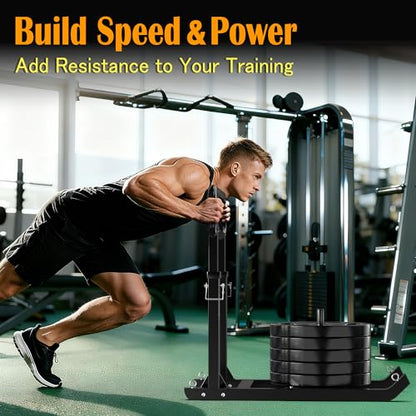 GanFindX Workout Weight Sled for Speed & Athletic Strength Training - color: Matte