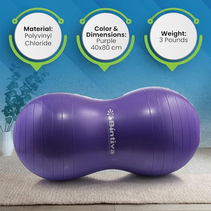 Bintiva Peanut Ball - color: Purple 40x80 cm