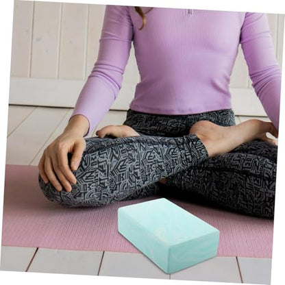 Happyyami Non-slip EVA Foam Yoga Brick for Stability and Support High Density Yoga Balance Block for Flexibility Dance and Exercise Training Camouflage Green