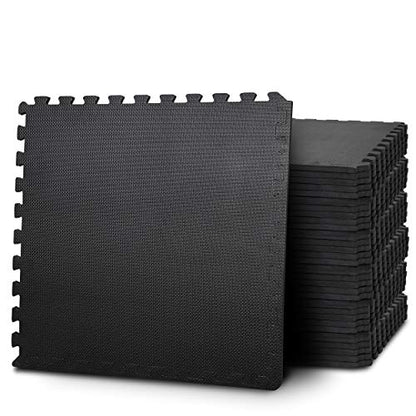 ZENY 36 Pack Puzzle Exercise Mat, 1/2'' Interlocking Foam Floor Mat, Gym Flooring Mat, Home Gym Workout Exercise Equipment Mat