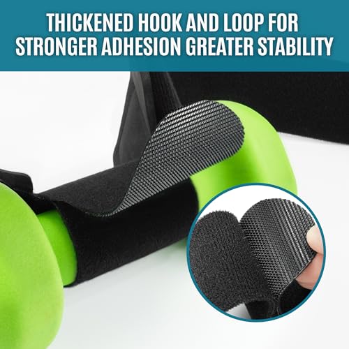 Dumbbell Foot Attachment for Leg Workout, Dumbbell Attachment Straps, Tibialis Trainer, Ankle Straps for Dumbbells, Dumbbell Foot Strap for Weight Lifting,Shin Splint,Hamstring Curls,Leg extensions - style: Style A