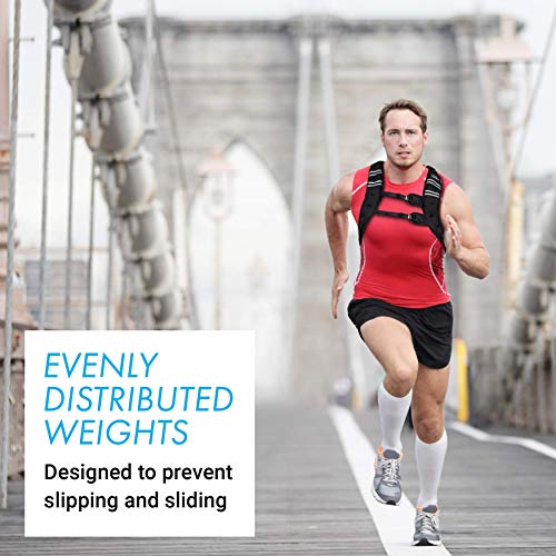 "Aduro Sport Weighted Vest Workout Equipment, 4lbs/6lbs/12lbs/20lbs/25lbs/30lbs Body Weight Vest for Men, Women, Kids" - style: 6 Pounds (2.72 KG)
