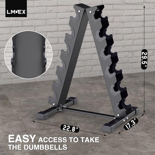 Dumbbell Rack Compact Weight Rack for Dumbbell, Kettlebell, Barbell, Heavy Duty Weight Storage Organizer